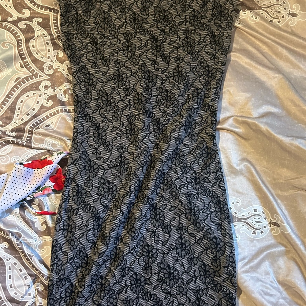 Zara Black Lace Dress